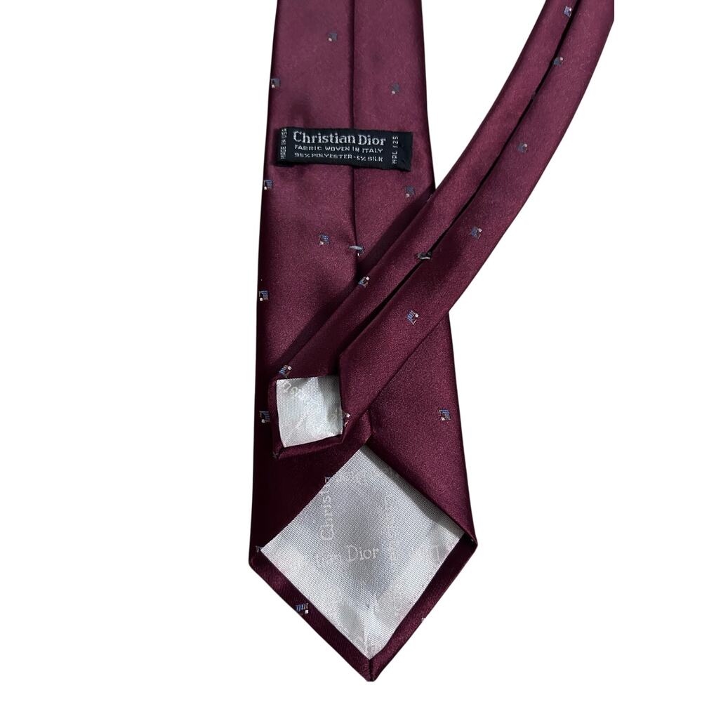 Christian Dior 100% Silk Tie - Picture 2 of 3